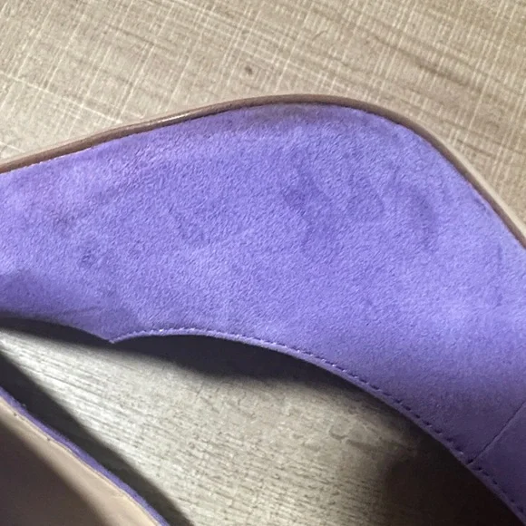 Sam Edelman Lavender Suede Pointed-Toe Stiletto Pumps - Picture 7 of 16